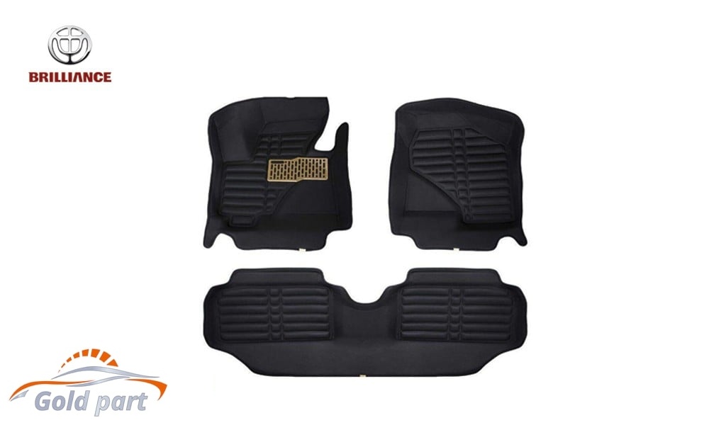 کفپوش سه بعدی رنگ مشکی برلیانس H320