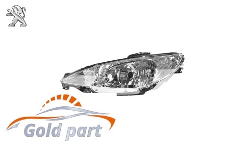 چراغ جلو چپ پژو 206