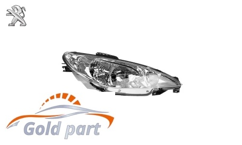 چراغ جلو راست پژو 206