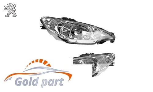 چراغ جلو جفت پژو 206