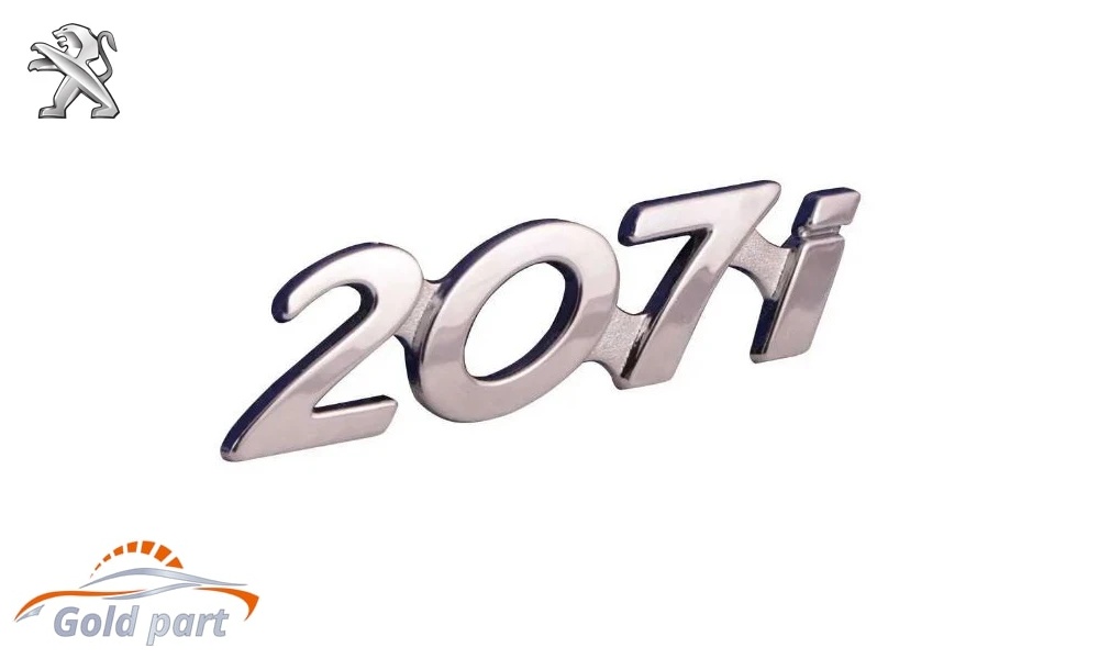 آرم خودرو نوشته 207i پژو 207