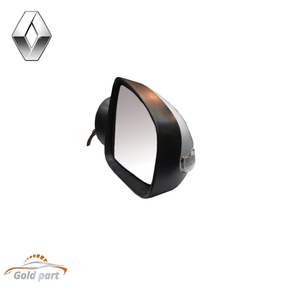 آینه بغل برقی با قاب رنگی سفید راهنمادار راست رنو ساندرو